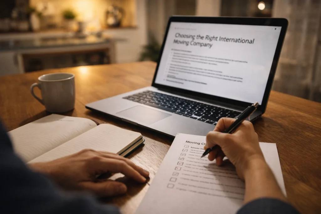 Finding the Right International Moving Company for Your Situation