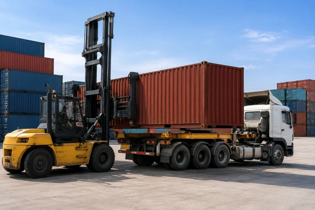 Container loading process