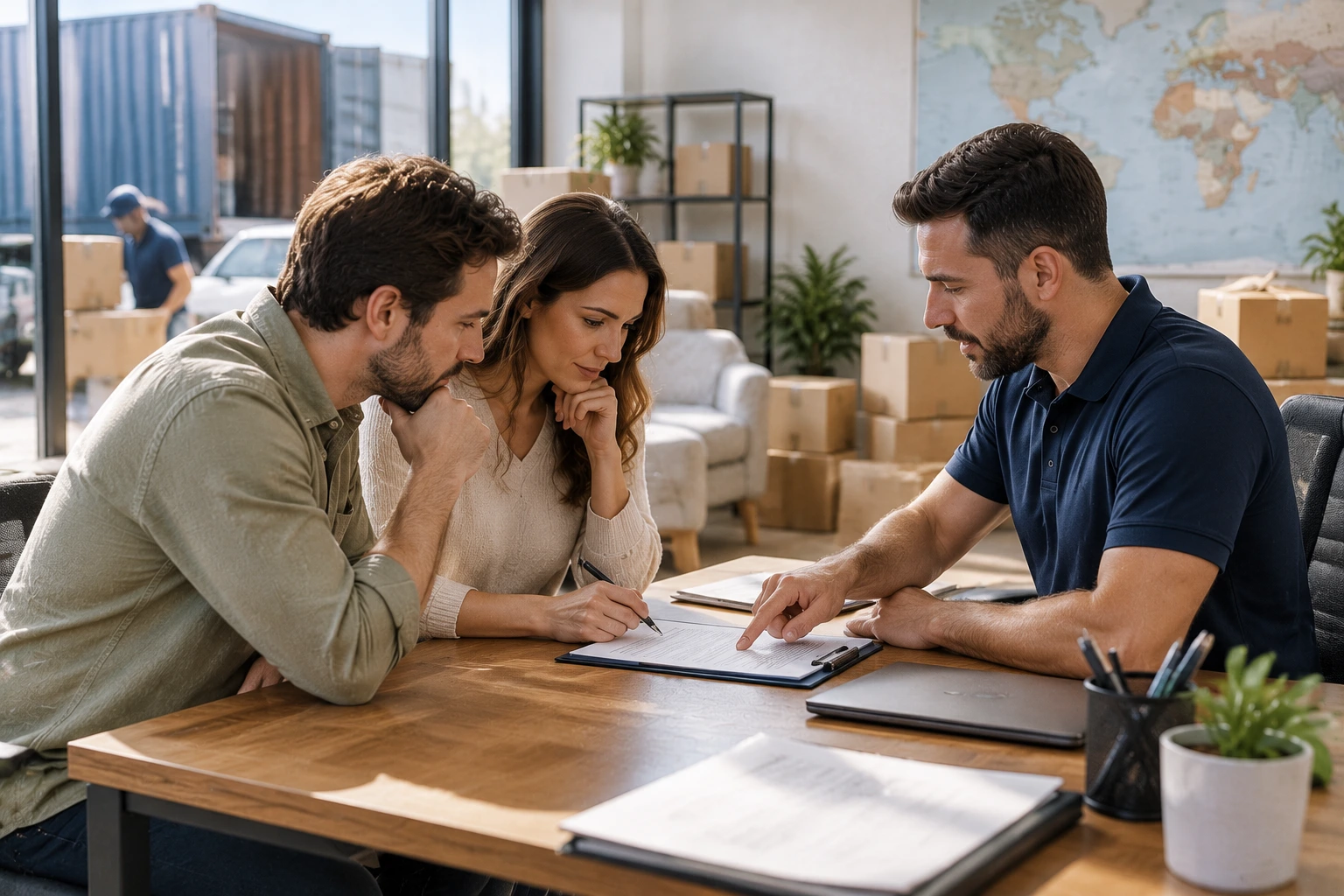 Studying the contract carefully before signing