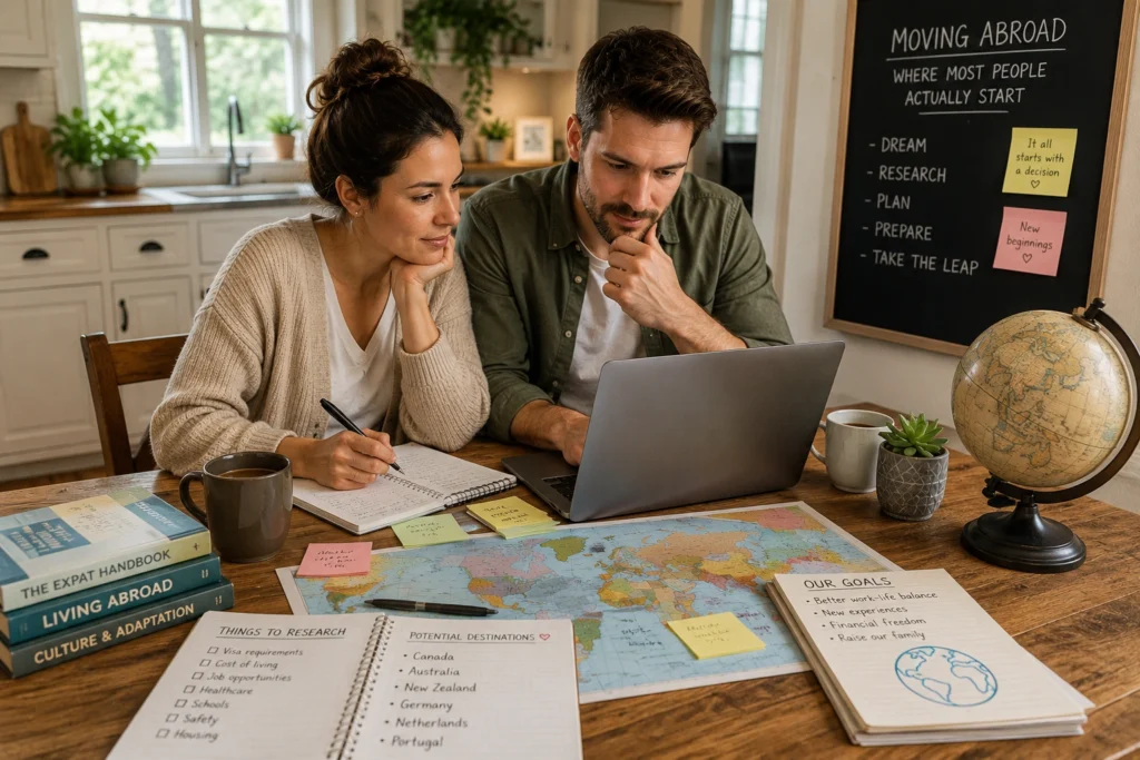 Moving Abroad: Where Most People Actually Start