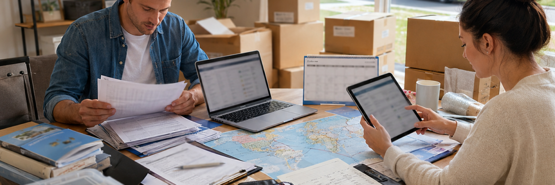 overseas moving timeline